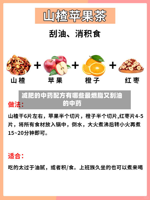 减肥的中药配方有哪些最燃脂又刮油的中药